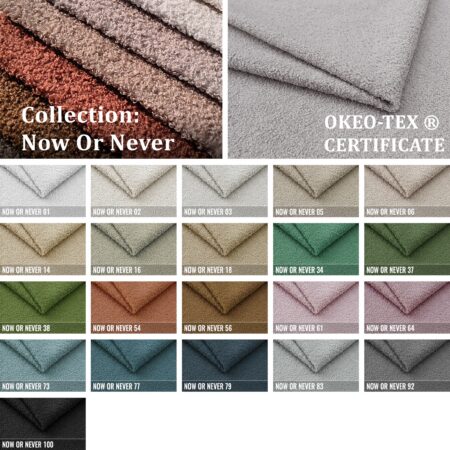 Boucle Fabric Colour Collection